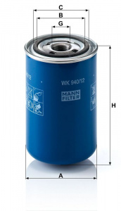 Palivový filtr MANN WK940/12 (MF WK940/12) - SCANIA