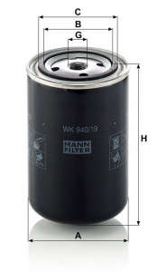 Palivový filtr MANN WK940/19 (MF WK940/19)