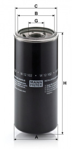 Olejový filtr MANN W12102 (MF W12102)