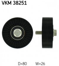 Vratná/vodící kladka, klínový žebrovaný řemen SKF VKM38251
