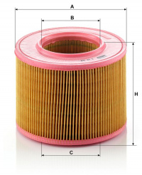 Vzduchový filtr MANN C18108 (MF C18108) - RENAULT