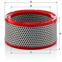 Vzduchový filtr MANN C1633/1 (MF C1633/1) - FORD, PORSCHE