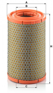 Vzduchový filtr MANN C16182 (MF C16182) - IVECO