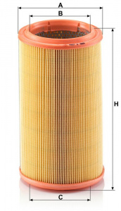 Vzduchový filtr MANN C1586 (MF C1586) - LANCIA