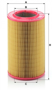 Vzduchový filtr MANN C1596 (MF C1596) - JAGUAR