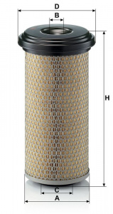 Vzduchový filtr MANN C15165 (MF C15165)