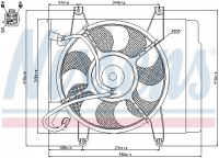 Ventilátor chladiče NISSENS 85345 Ventilátor chladiče NISSENS 85345