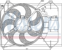 Ventilátor chladiče NISSENS 85346 Ventilátor chladiče NISSENS 85346