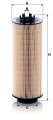 Palivový filtr MANN PU966/2X (MF PU966/2X) - BOVA, DAF, GINAF