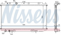 Chladič motoru NISSENS 67348A
