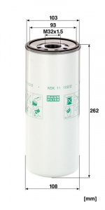 Palivový filtr MANN WDK11102/2 (MF WDK11102/2)