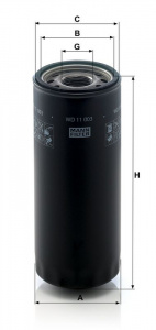 Hydraulický filtr MANN MF WD11003