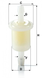 Palivový filtr MANN WK21 (MF WK21)