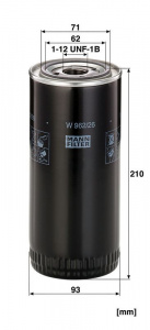 Olejový filtr MANN W962/26 (MF W962/26)