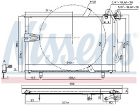 Chladič klimatizace NISSENS 94408 Chladič klimatizace NISSENS 94408