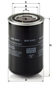 Palivový filtr MANN WDK940/5 (MF WDK940/5)