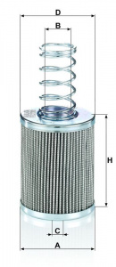 Hydraulický filtr MANN MF HD7004X