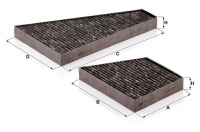 Kabinový filtr MANN CUK35000-2 (MF CUK35000-2) - VW