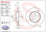 Brzdový kotouč BREMBO 09.D417.11