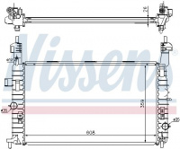Chladič motoru NISSENS 63087A Chladič motoru NISSENS 63087A