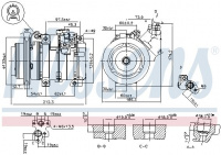 Kompresor klimatizace NISSENS 89312 Kompresor klimatizace NISSENS 89312