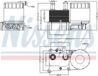 Chladič motorového oleje NISSENS 90706 Chladič motorového oleje NISSENS 90706