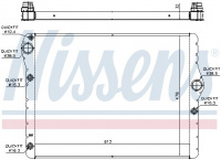 Chladič motoru NISSENS 60778 Chladič motoru NISSENS 60778