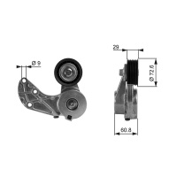Napínací kladka GATES (GT T38317) - VW Napínací kladka GATES (GT T38317) - VW