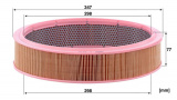 Vzduchový filtr MANN C3576 (MF C3576)