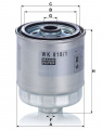 Palivový filtr MANN WK818/1 (MF WK818/1) - HYUNDAI