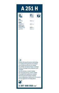 Stěrač BOSCH Aerotwin (BO 3397008058) - 250mm