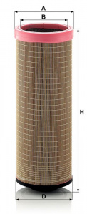 Vzduchový filtr MANN MF CF23550/2