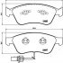 Sada brzdových destiček BREMBO P85087 - AUDI Sada brzdových destiček BREMBO P85087 - AUDI