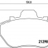 Sada brzdových destiček BREMBO P61039 - PEUGEOT Sada brzdových destiček BREMBO P61039 - PEUGEOT