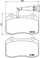 Sada brzdových destiček BREMBO P85104 - SEAT