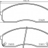 Sada brzdových destiček BREMBO P30091 - KIA Sada brzdových destiček BREMBO P30091 - KIA