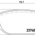 Sada brzdových destiček BREMBO P23089 - ALFA ROMEO Sada brzdových destiček BREMBO P23089 - ALFA ROMEO