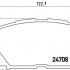 Sada brzdových destiček BREMBO P83101 - TOYOTA Sada brzdových destiček BREMBO P83101 - TOYOTA