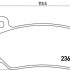 Sada brzdových destiček BREMBO P52018 - MG Sada brzdových destiček BREMBO P52018 - MG