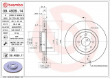 Brzdový kotouč BREMBO 09.4939.11