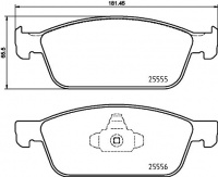 Sada brzdových destiček BREMBO P24199 - FORD