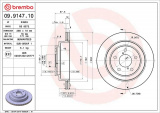 Brzdový kotouč BREMBO 09.9147.10