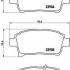 Sada brzdových destiček BREMBO P83103 - GEELY, TOYOTA Sada brzdových destiček BREMBO P83103 - GEELY, TOYOTA