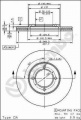 Brzdový kotouč BREMBO 09.5615.10 - TOYOTA