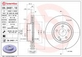 Brzdový kotouč BREMBO 09.9481.10 - MERCEDES-BENZ