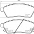 Sada brzdových destiček BREMBO P09009 - CADILLAC Sada brzdových destiček BREMBO P09009 - CADILLAC
