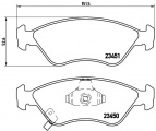 Sada brzdových destiček BREMBO P30007 - KIA
