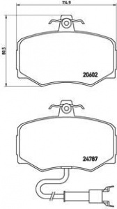 Sada brzdových destiček BREMBO P36009 - JAGUAR Sada brzdových destiček BREMBO P36009 - JAGUAR