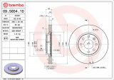 Brzdový kotouč BREMBO 09.5854.10 - VOLVO