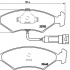 Sada brzdových destiček BREMBO P24012 Sada brzdových destiček BREMBO P24012